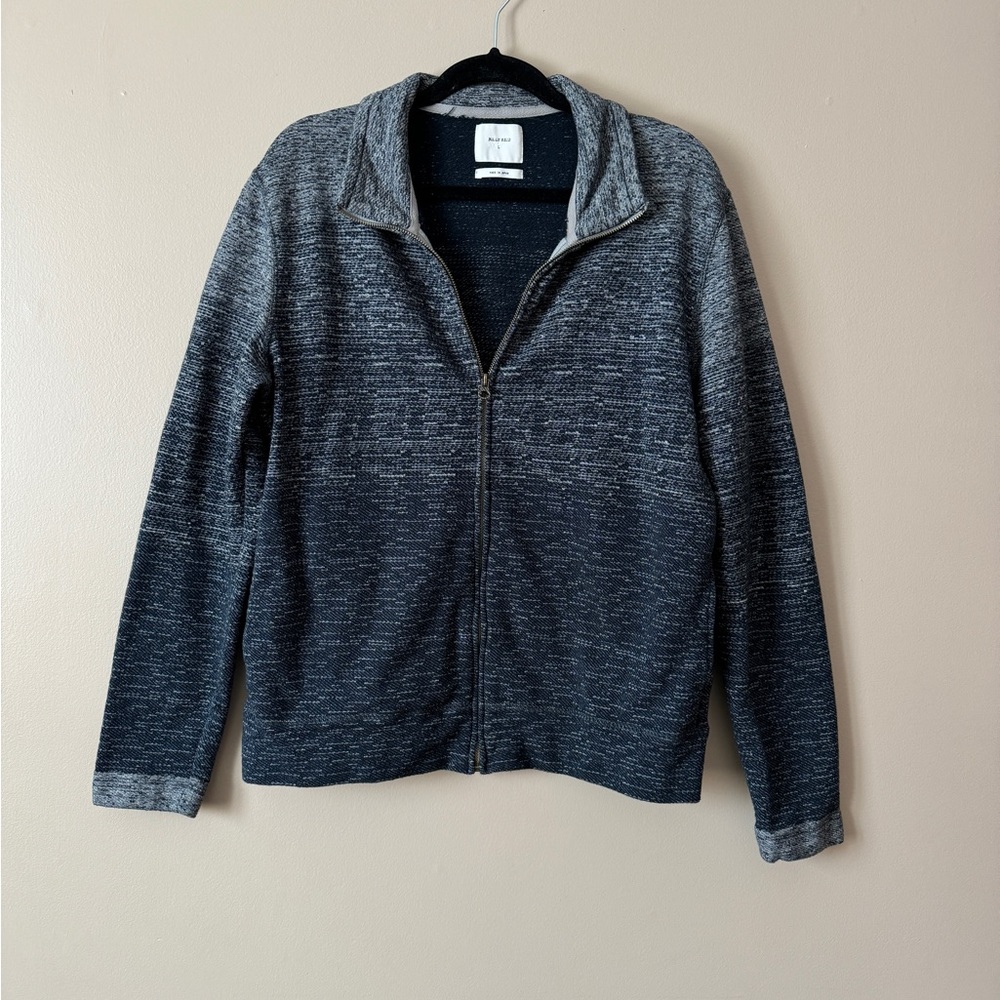 Billy Reid Men’s Fill Zip Track Jacket/Sweater. Size L.